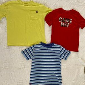 Boys Size 8 Tshirt Set of 3 Polo Old Navy Preowned Great Condition